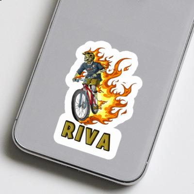 Biker Sticker Riva Laptop Biker Sticker Riva Laptop Image