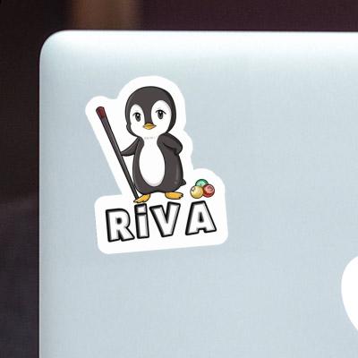 Autocollant Riva Joueur de billard Laptop Autocollant Riva Joueur de billard Laptop Image
