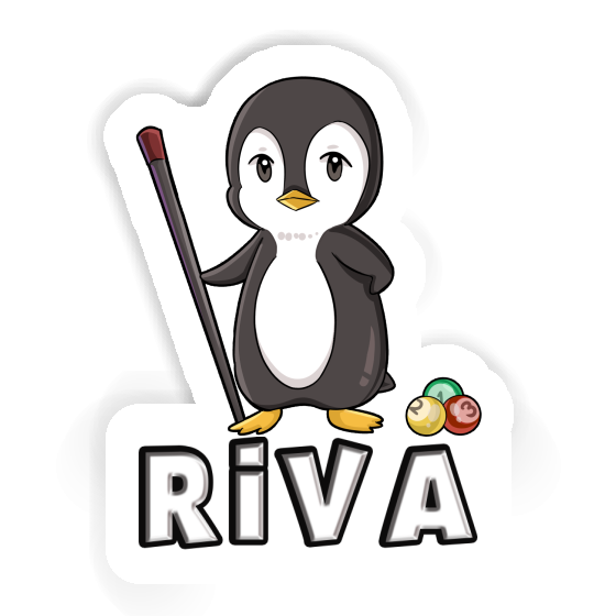 Sticker Riva Billardspieler Notebook Sticker Riva Billardspieler Gift package Image