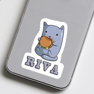 Riva Aufkleber Hamburger-Katze Laptop Riva Aufkleber Hamburger-Katze Laptop Image