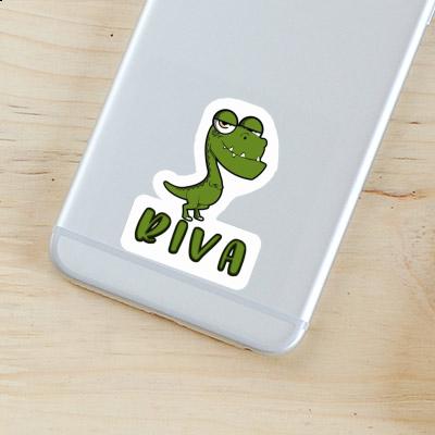 Dinosaur Sticker Riva Laptop Dinosaur Sticker Riva Laptop Image