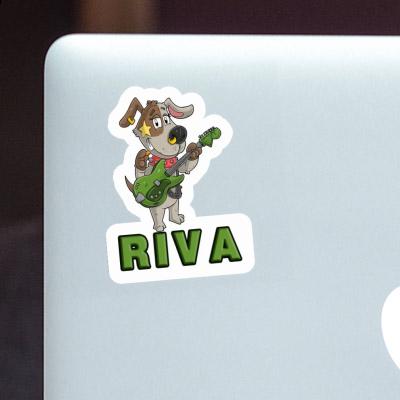 Autocollant Riva Guitariste Notebook Image