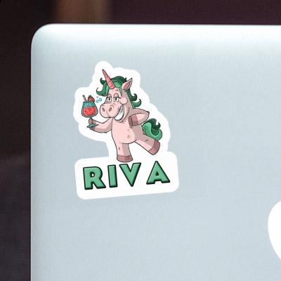Riva Autocollant Licorne festive Riva Autocollant Licorne festive Image