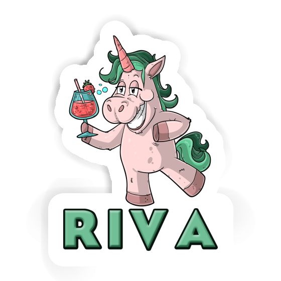 Riva Autocollant Licorne festive Riva Autocollant Licorne festive Image