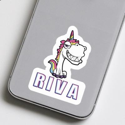Sticker Grinse-Einhorn Riva Notebook Sticker Grinse-Einhorn Riva Gift package Image
