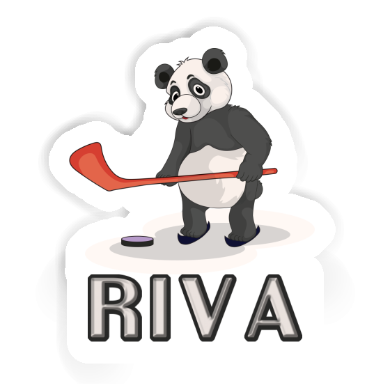 Ice Hockey Panda Sticker Riva Laptop Ice Hockey Panda Sticker Riva Laptop Image