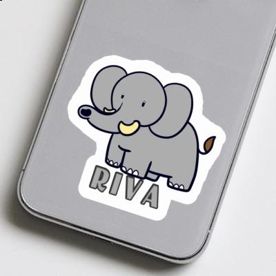 Éléphant Autocollant Riva Éléphant Autocollant Riva Image
