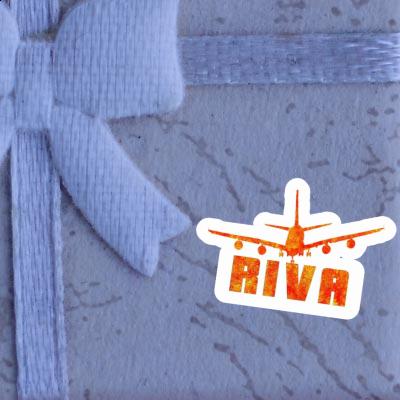 Autocollant Avion Riva Laptop Image