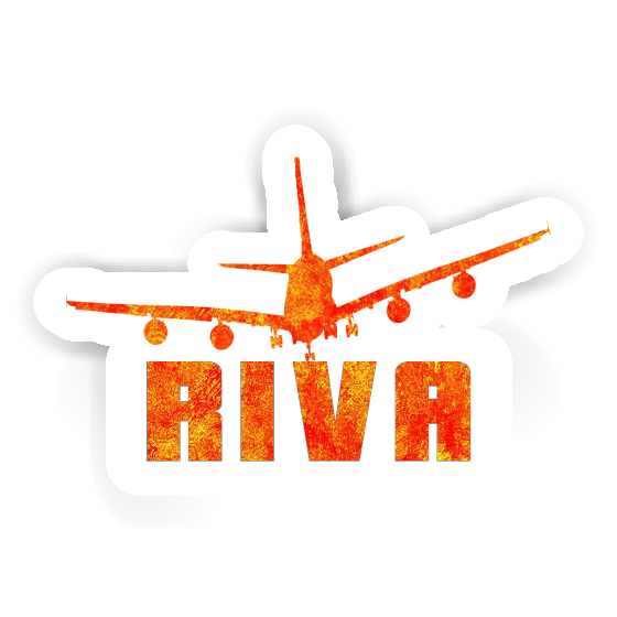 Autocollant Avion Riva Notebook Autocollant Avion Riva Gift package Image