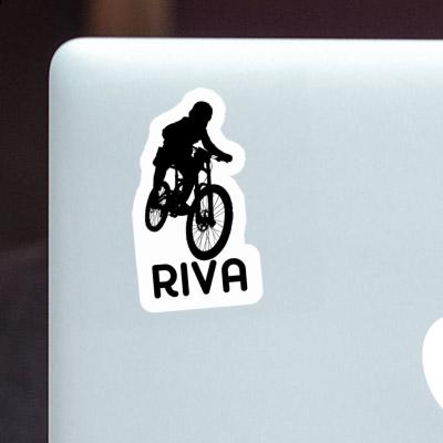 Freeride Biker Autocollant Riva Image
