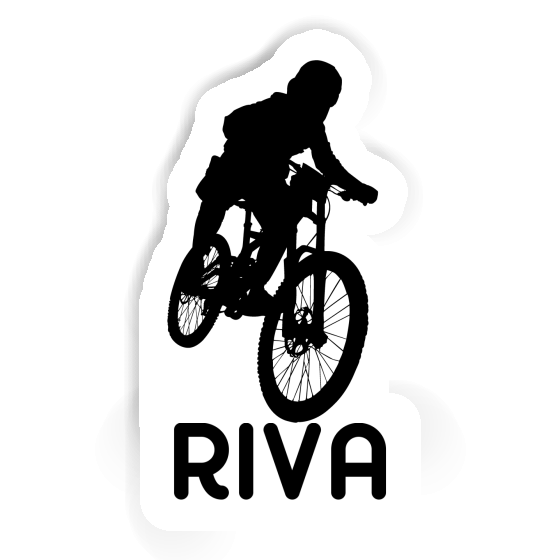 Freeride Biker Autocollant Riva Laptop Image