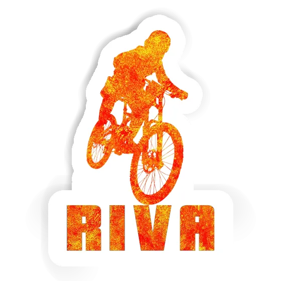 Autocollant Riva Freeride Biker Laptop Image