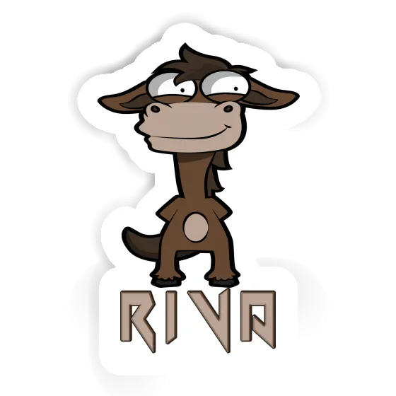 Riva Sticker Standing Horse Laptop Riva Sticker Standing Horse Laptop Image