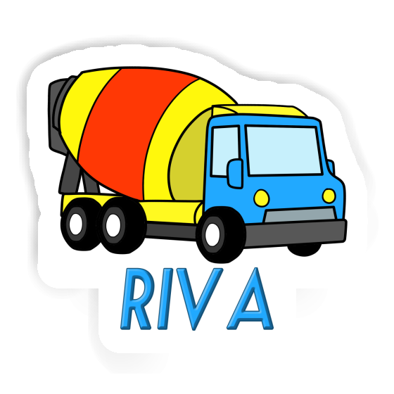 Riva Autocollant Camion malaxeur Notebook Riva Autocollant Camion malaxeur Gift package Image