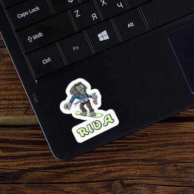 Sticker Snowboarder Riva Laptop Sticker Snowboarder Riva Laptop Image