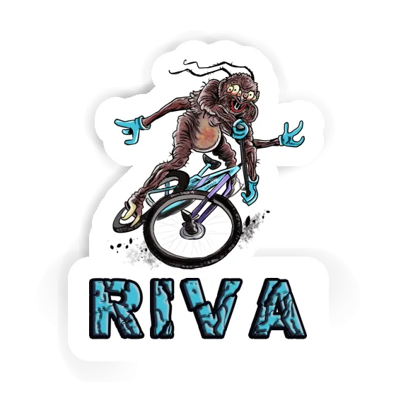 Biker Sticker Riva Laptop Biker Sticker Riva Laptop Image
