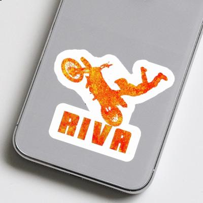 Autocollant Motocrossiste Riva Autocollant Motocrossiste Riva Image