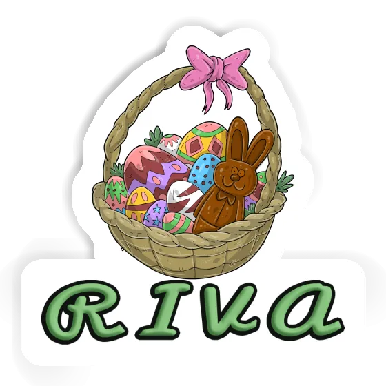 Easter basket Sticker Riva Easter basket Sticker Riva Image