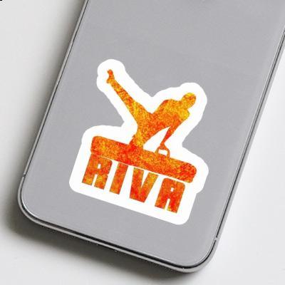Autocollant Gymnaste Riva Image