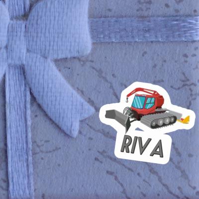 Snowcat Sticker Riva Notebook Image