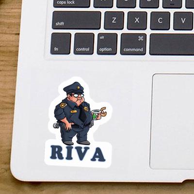 Riva Sticker Police Officer Notebook Riva Sticker Police Officer Gift package Image