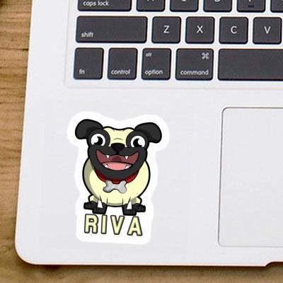 Aufkleber Mops Riva Notebook Aufkleber Mops Riva Gift package Image