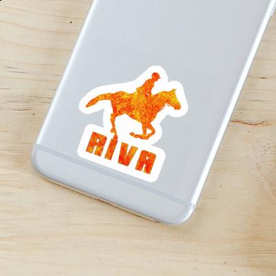Riva Autocollant Cavalière Laptop Riva Autocollant Cavalière Laptop Image
