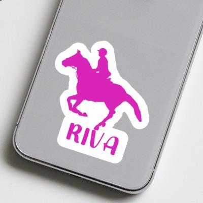 Sticker Horse Rider Riva Laptop Sticker Horse Rider Riva Laptop Image