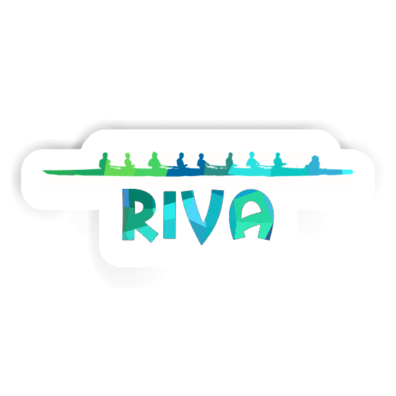 Riva Autocollant Bateau à rames Riva Autocollant Bateau à rames Image