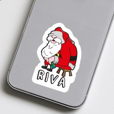 Père Noël Autocollant Riva Père Noël Autocollant Riva Image