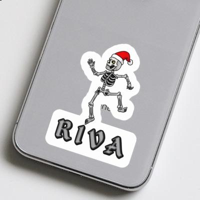 Riva Sticker Skull Laptop Image