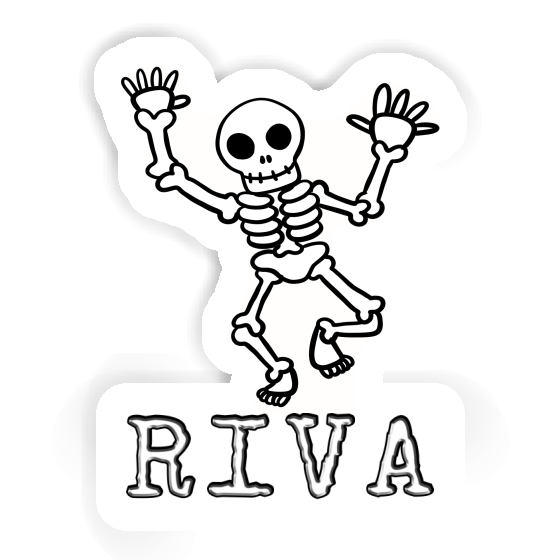 Autocollant Riva Squelette Notebook Image