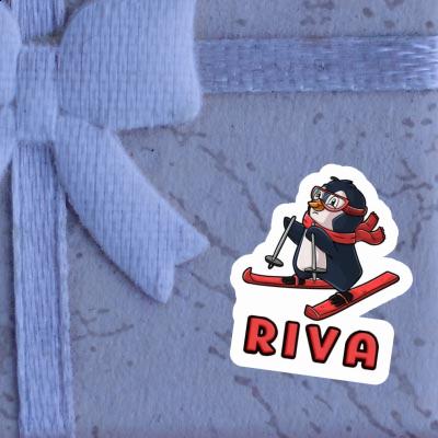 Riva Autocollant Skieuse Laptop Riva Autocollant Skieuse Laptop Image