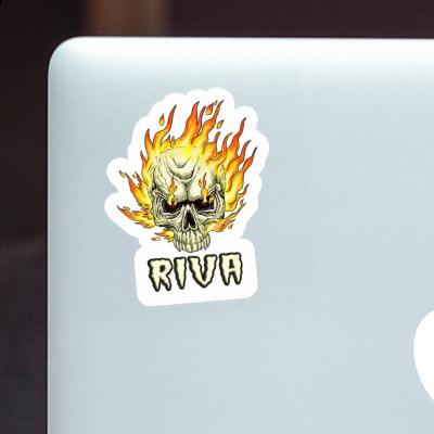 Skull Sticker Riva Notebook Skull Sticker Riva Gift package Image