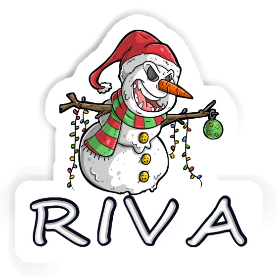 Schneemann Sticker Riva Gift package Image