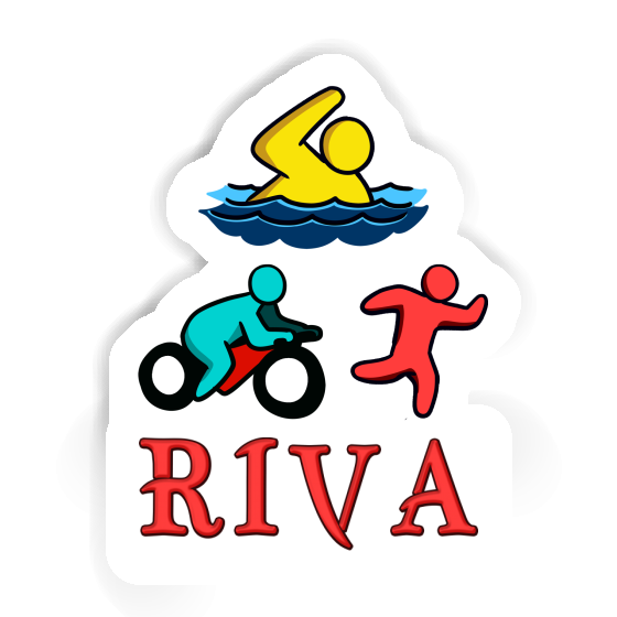 Riva Autocollant Triathlète Notebook Riva Autocollant Triathlète Notebook Image