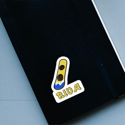 Riva Autocollant Wakeboard Image