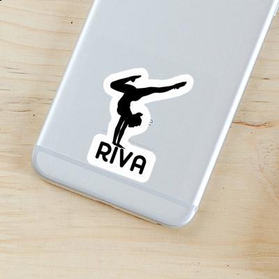 Yoga Woman Sticker Riva Notebook Yoga Woman Sticker Riva Gift package Image