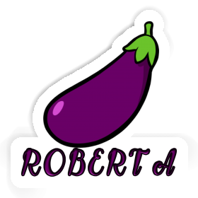 Sticker Roberta Eggplant Image