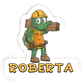 Sticker Roberta Construction worker Image