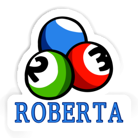 Sticker Billiard Ball Roberta Image
