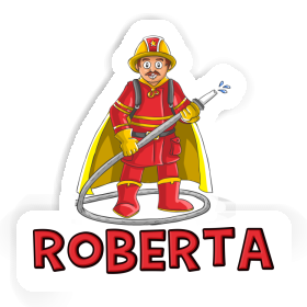 Sticker Roberta Firefighter Image