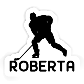 Sticker Roberta Hockey Player Image