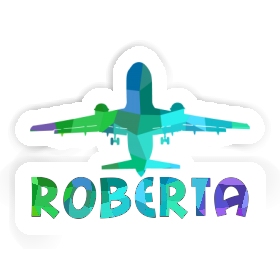 Sticker Jumbo-Jet Roberta Image
