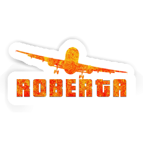Airplane Sticker Roberta Image