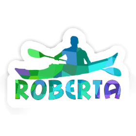 Kayaker Sticker Roberta Image