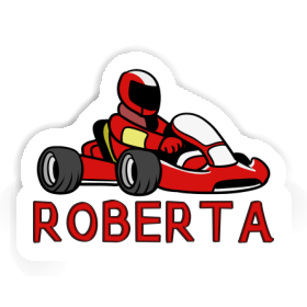 Roberta Sticker Kart Driver Image