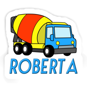 Sticker Roberta Mixer Truck Image