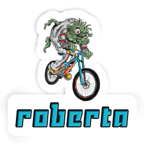 Sticker Roberta Downhill Biker Image