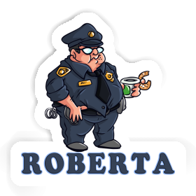 Roberta Sticker Police Officer Image